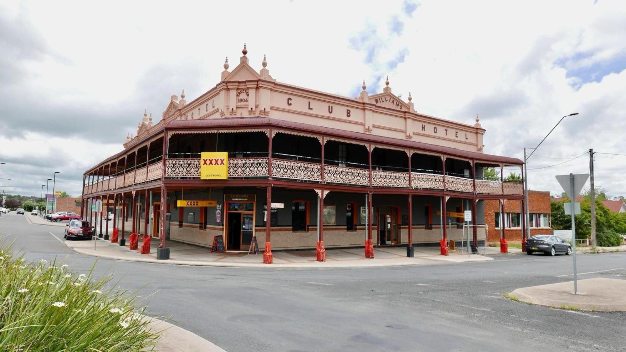 Club Hotel Glen Innes Eksteriør billede